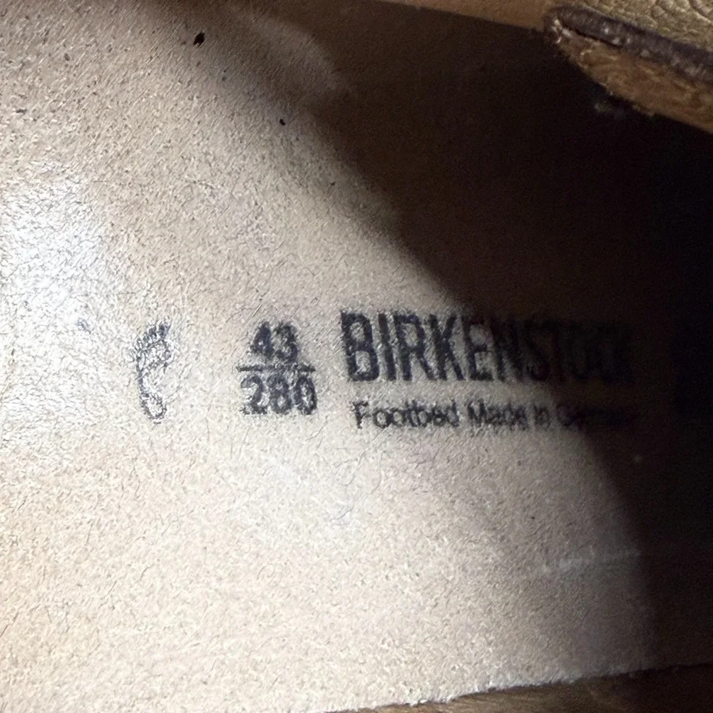 Birkenstock Harris Chukka Boot Mens 10 W EU 43 Brown Leather Desert Ankle Casual